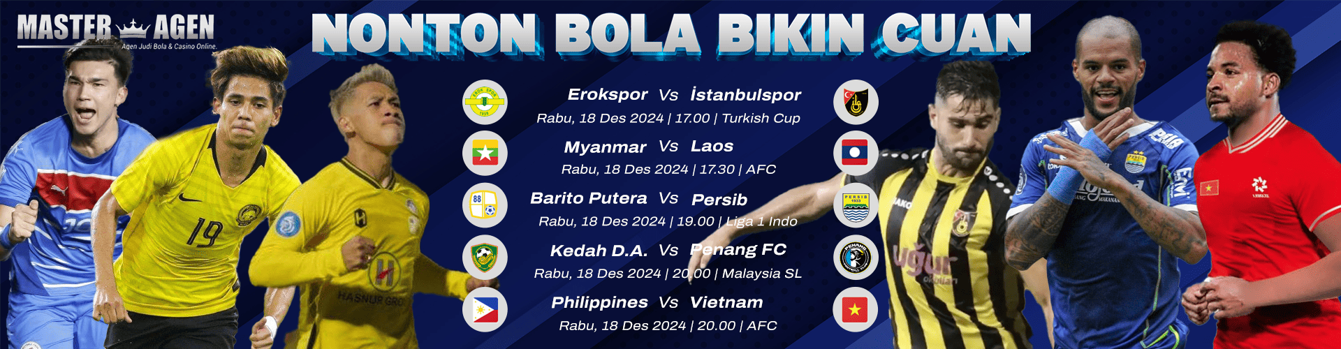 Jadwal bola minggu ini